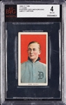 1909-11 T206 Ty Cobb Portrait, Red Background BVG 4