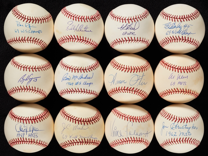 Mets Single-Signed Baseball Collection (438)