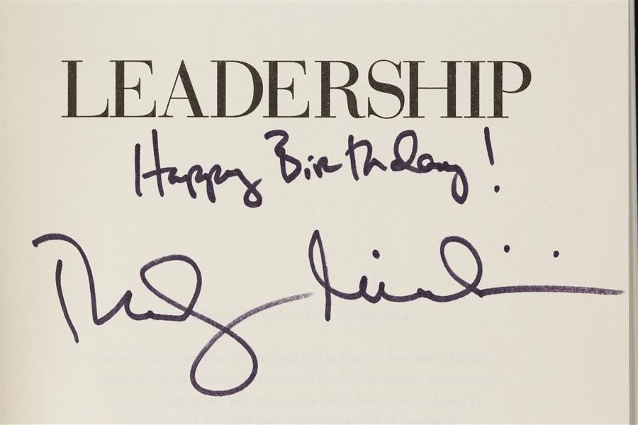 Political Signed Books Group with Jimmy Carter, Giuliani (4)