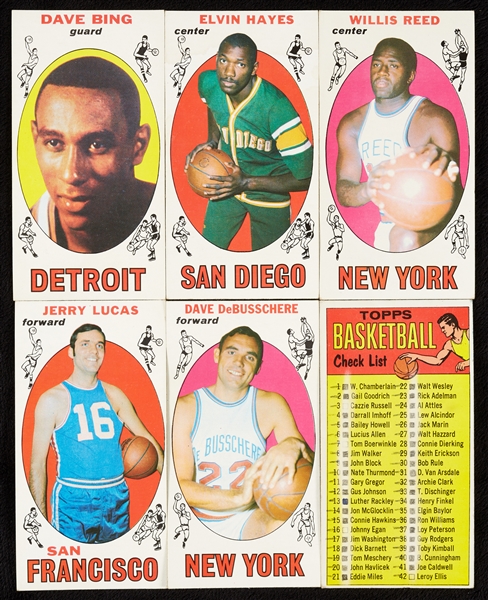 1969 Topps Basketball Complete Set (99)