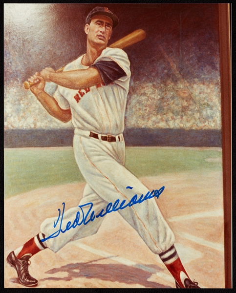 Ted Williams Signed 8x10 Lithographic Print