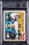 Tim Raines Signed 1981 Topps RC No. 479 (Graded BAS 10)