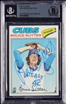 Bruce Sutter Signed 1977 Topps RC No. 144 (BAS)