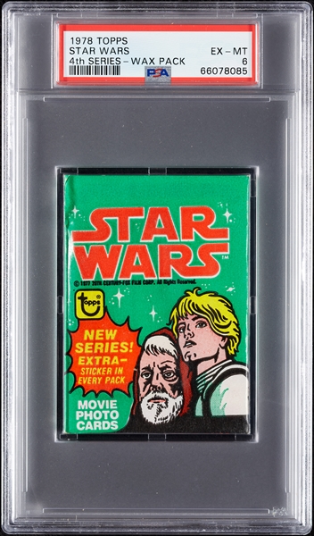 1978 Topps Star Wars Series 4 Wax Pack (Graded PSA 6)