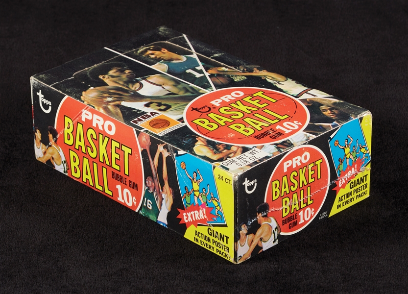 1970-71 Topps Basketball Empty Display Box (BBCE)