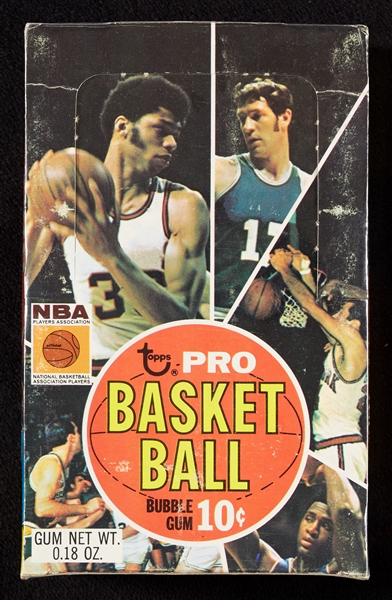 1970-71 Topps Basketball Empty Display Box (BBCE)
