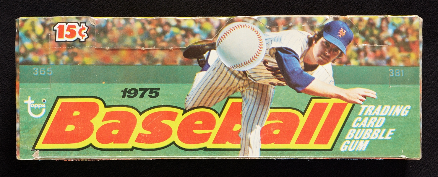1975 Topps Mini Baseball Empty Display Box (BBCE)