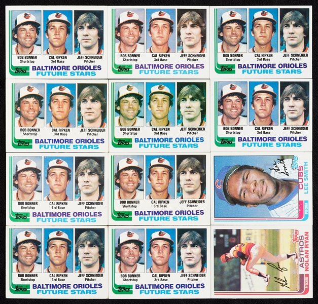 1982 Topps Baseball High-Grade Complete Sets (10)