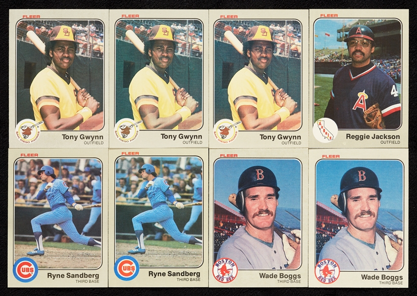 1983 Fleer Baseball High-Grade Complete Sets (10)