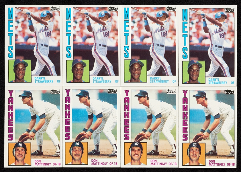 1984 Topps Baseball High-Grade Complete Sets (10)