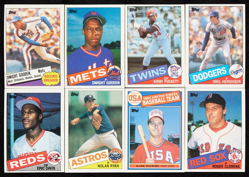 1985 Topps Baseball High-Grade Complete Sets (10)