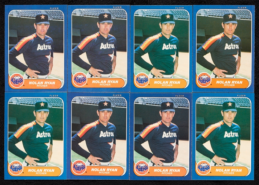 1986 Fleer Baseball High-Grade Complete Sets (10)