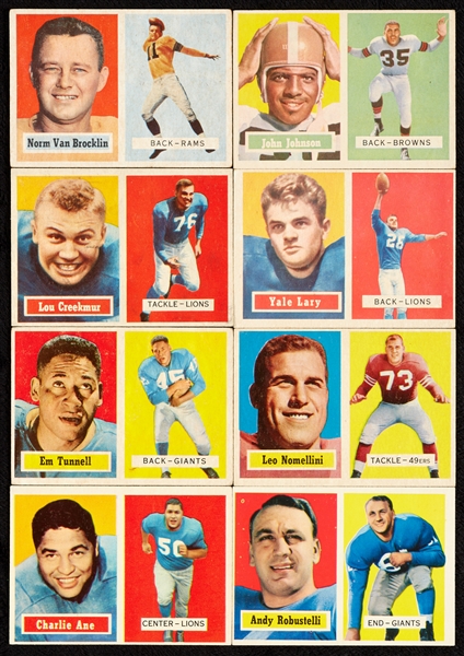 1957 Topps Football Partial Set (115/154)