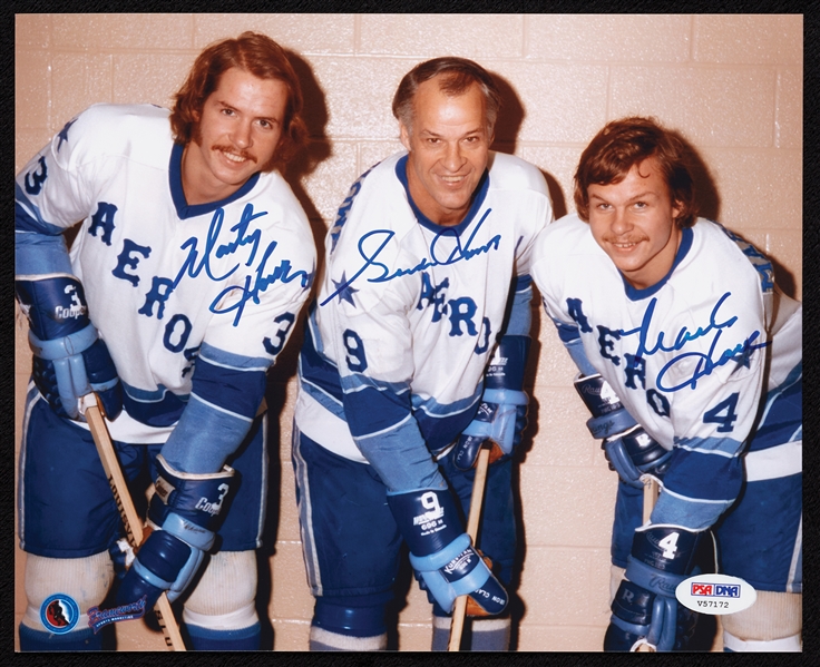 The Howe Family Multi-Signed 8x10 Photo (PSA/DNA)
