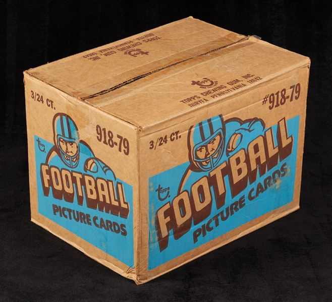 1979 Topps Football Rack Pack Empty Case