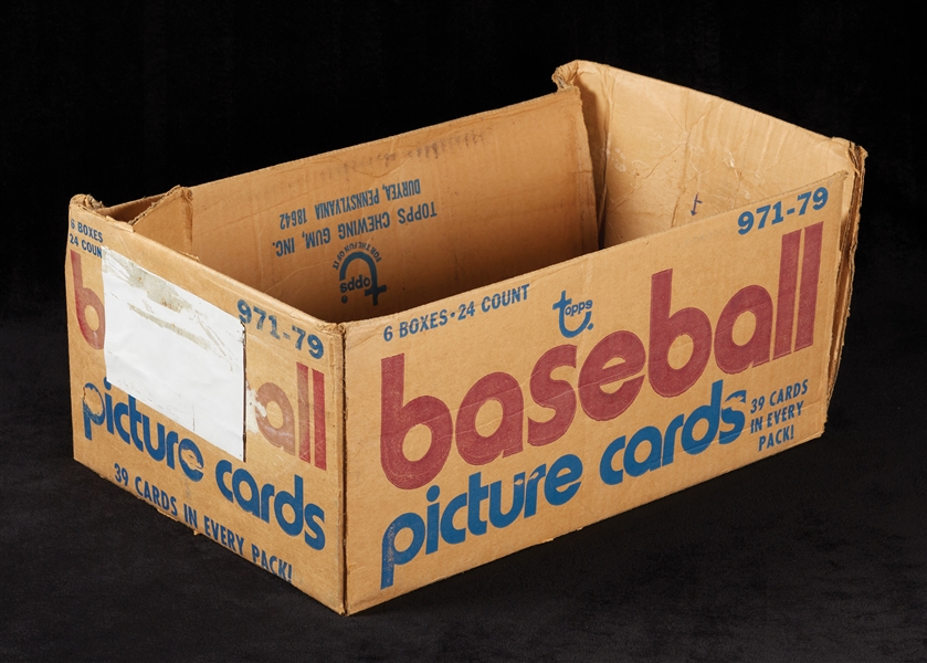 1979 Topps Baseball Cello Box Empty Case