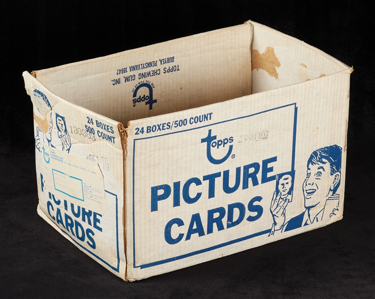 1976 Topps Baseball Vending Box Empty Case