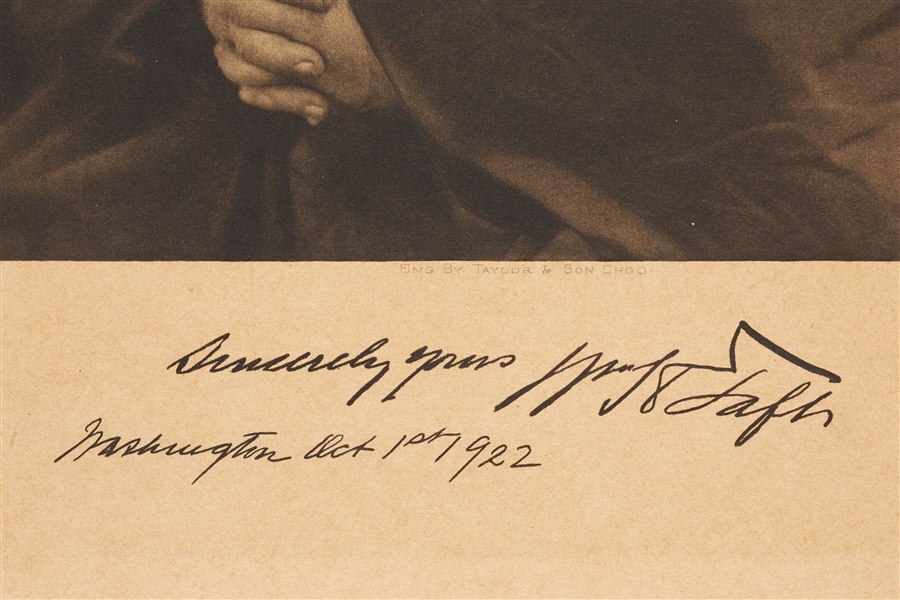 William Taft Signed 11x14 Photo (BAS)