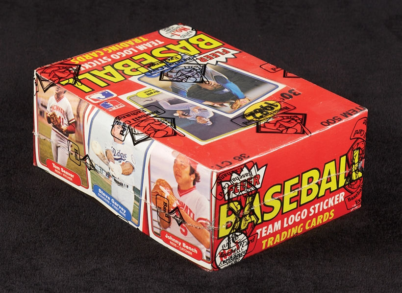 1982 Fleer Baseball Wax Box (36) (BBCE)
