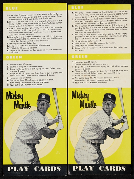 1957-59 Mickey Mantle Big League Baseball Game, Plus Vintage Memorabilia Group (8)