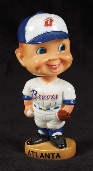 1967-72 Atlanta Braves Bobbin Head Doll With Original Box