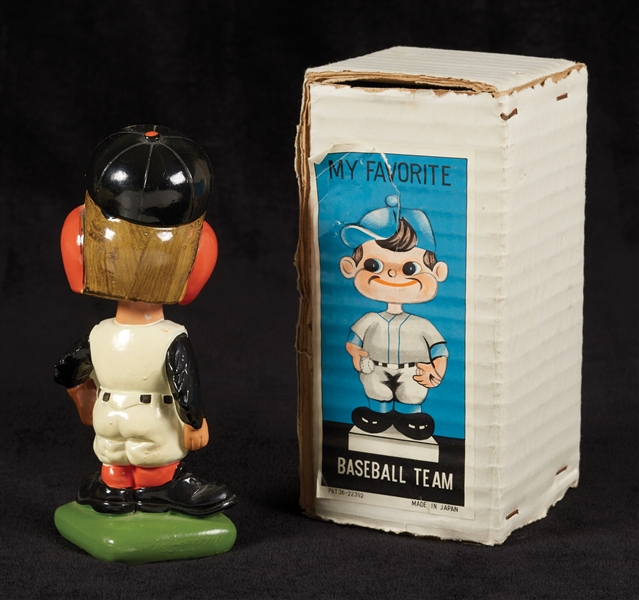 1963 Baltimore Orioles Bobbin Head Doll With Original Box