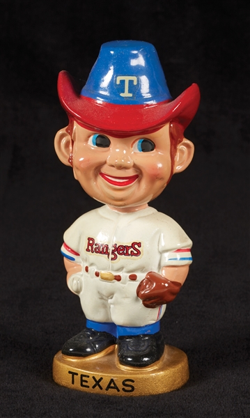 1969 Texas Rangers Bobbin Head Doll With Original Box