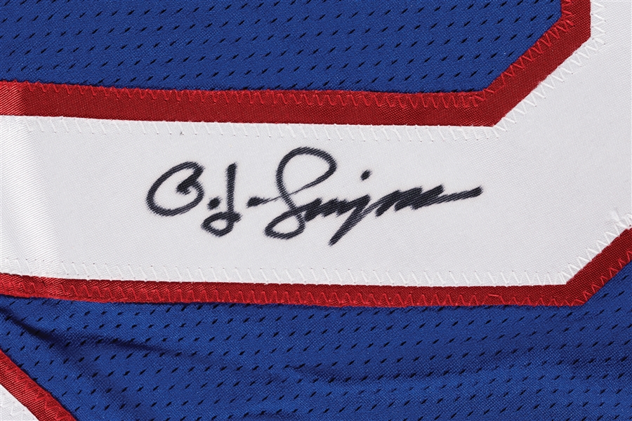 O.J. Simpson Signed Bills Jersey (BAS)
