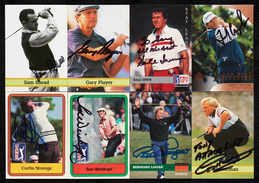 Signed Golf Card Collection (600+)