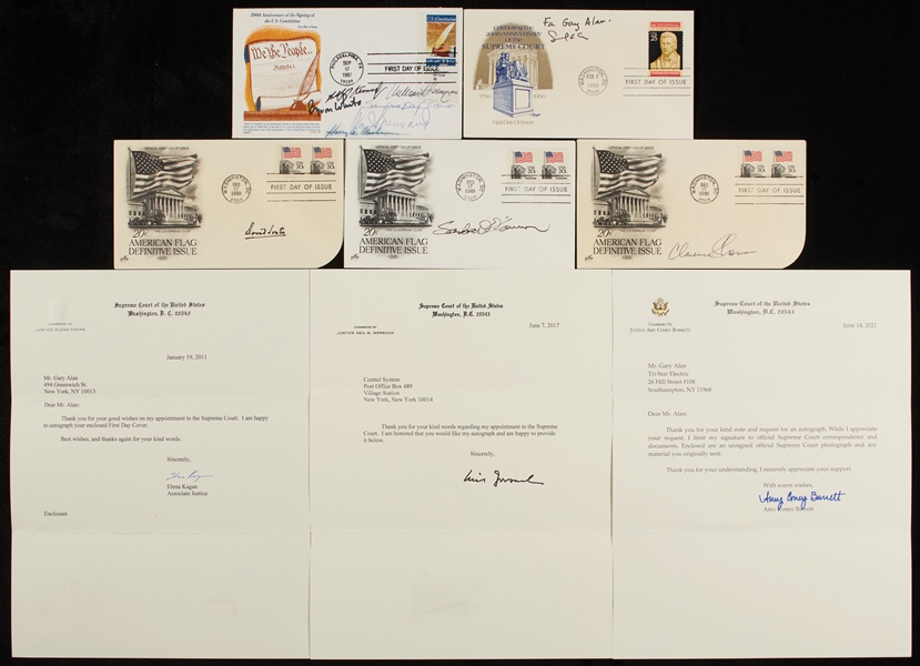 US Supreme Court Signed FDCs & Letters Group (8)