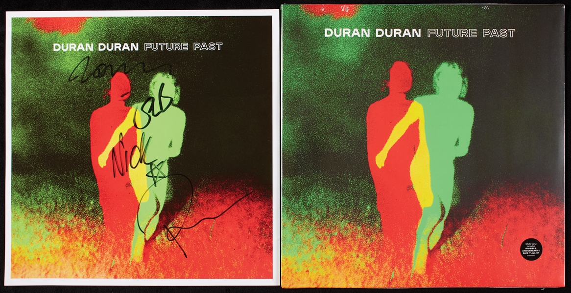 Duran Duran Group-Signed Promotional Slick (BAS)
