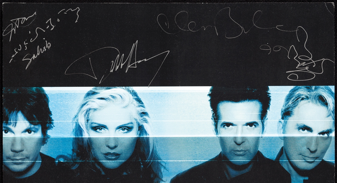 Blondie Group-Signed No Exit Poster (BAS)