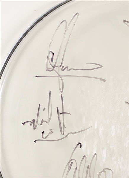 Queensryche Group-Signed Drum Head (BAS)