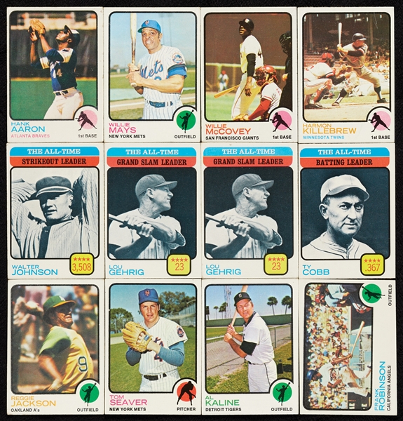 1973 Topps Baseball Massive Group, More Than 100 HOFers (750)
