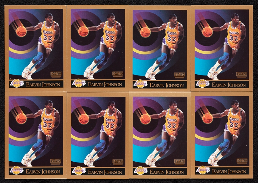 1990 SkyBox Basketball Super High-Grade Series I Complete Set Hoard (16)