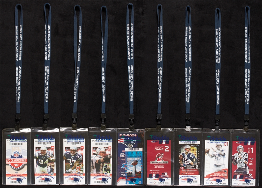 Tom Brady New England Patriots Ticket Collection (17)