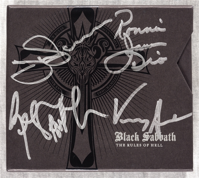 Black Sabbath Group-Signed The Rules of Hell CD Boxed Set (BAS)