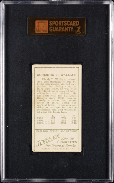 1911 T205 Roderick Wallace SGC 2