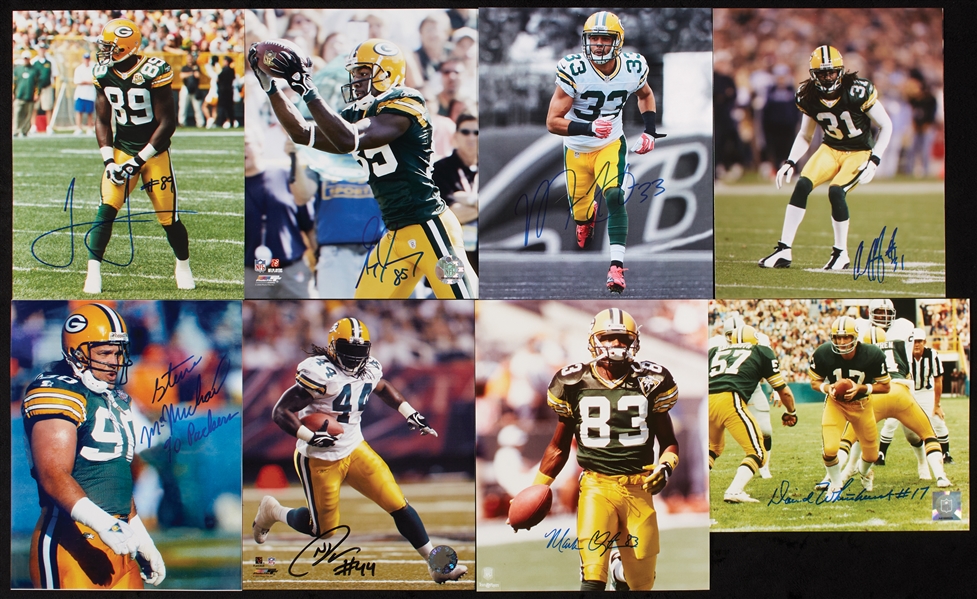 Green Bay Packers Signed 8x10 Photos Group (40)