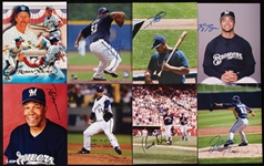 Milwaukee Brewers Signed 8x10 Photo Collection (448)