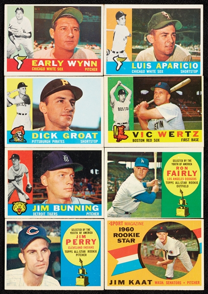 1960 Topps Baseball Partial Set (296)