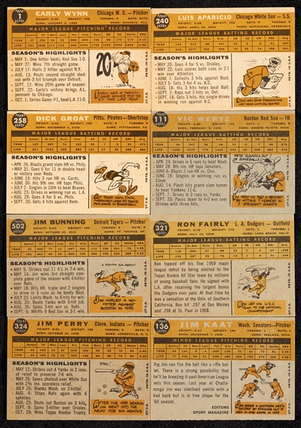 1960 Topps Baseball Partial Set (296)