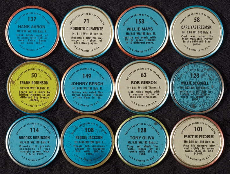 1971 Topps Baseball Coin Set (153)