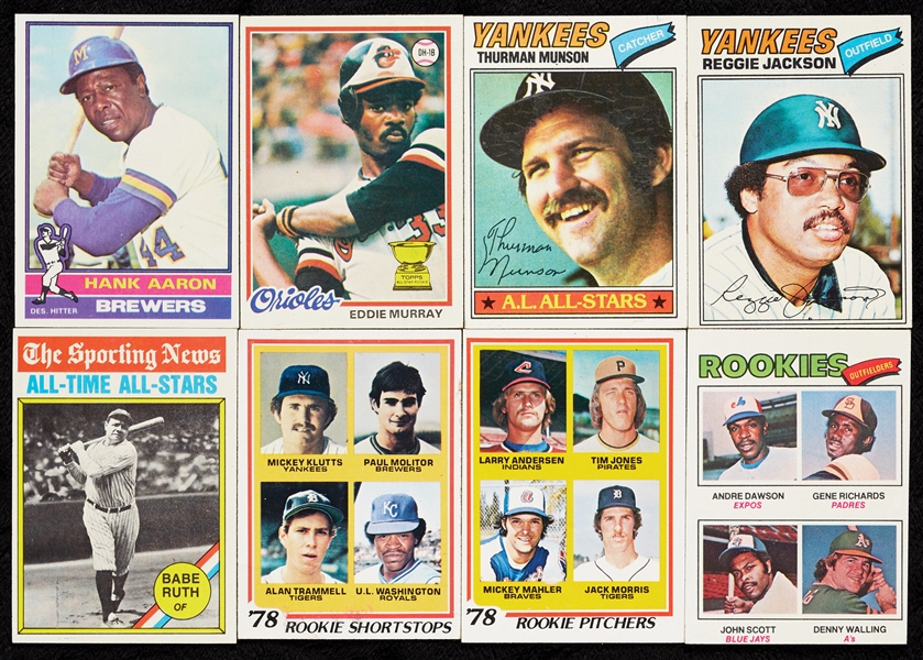 1976-78 Topps Baseball Set Run (3)