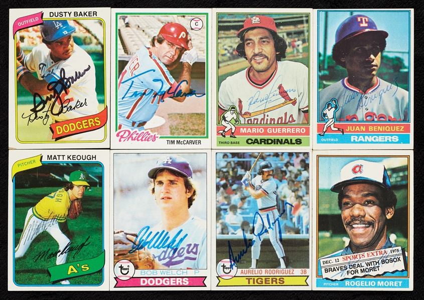 Signed 1975-1980 Topps Group (450)