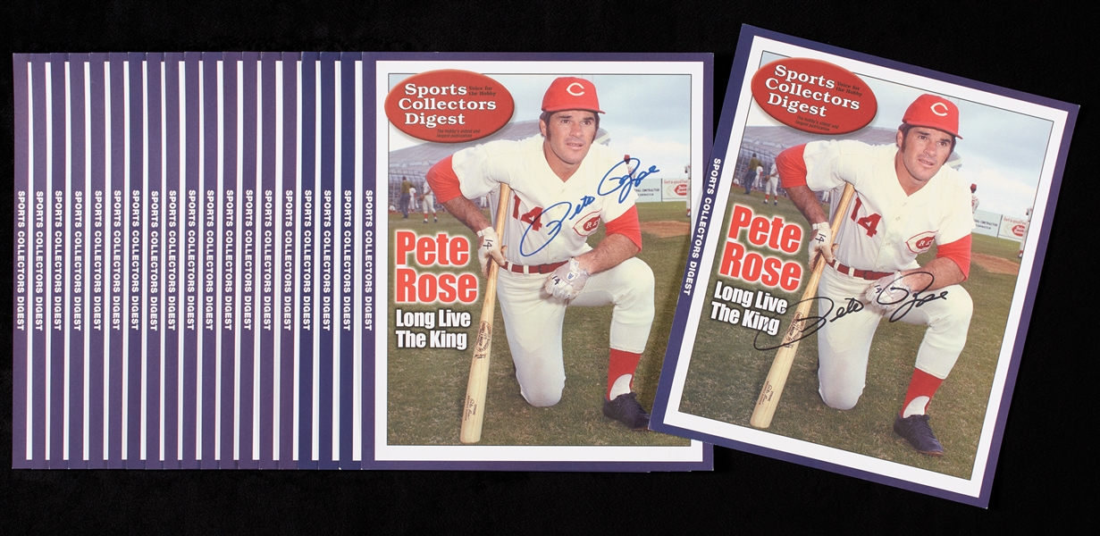 Pete Rose Signed SCD Commemorative Covers (20)