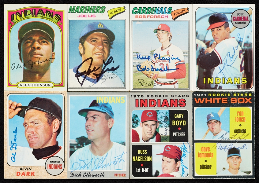 Signed Baseball Cards & Cuts Collection (380)