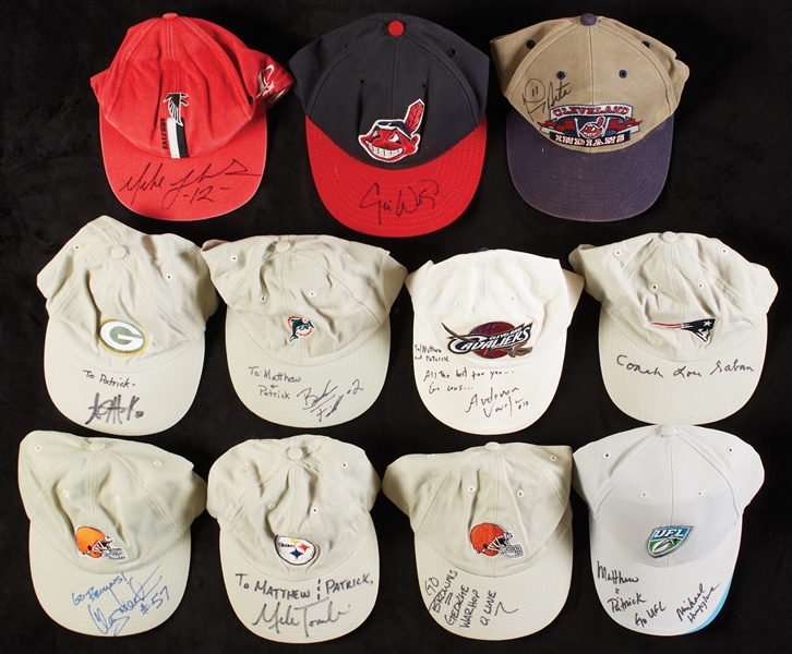 Football Signed Cap & T-Shirt Collection (21)