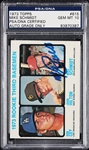 Mike Schmidt Signed 1973 Topps RC No. 615 (Graded PSA/DNA 10)
