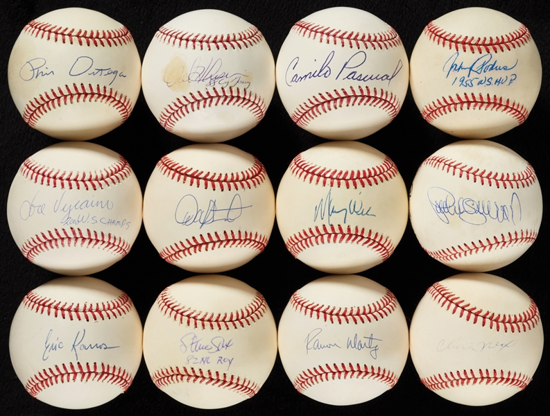 Dodgers Single-Signed Baseball Collection (128)